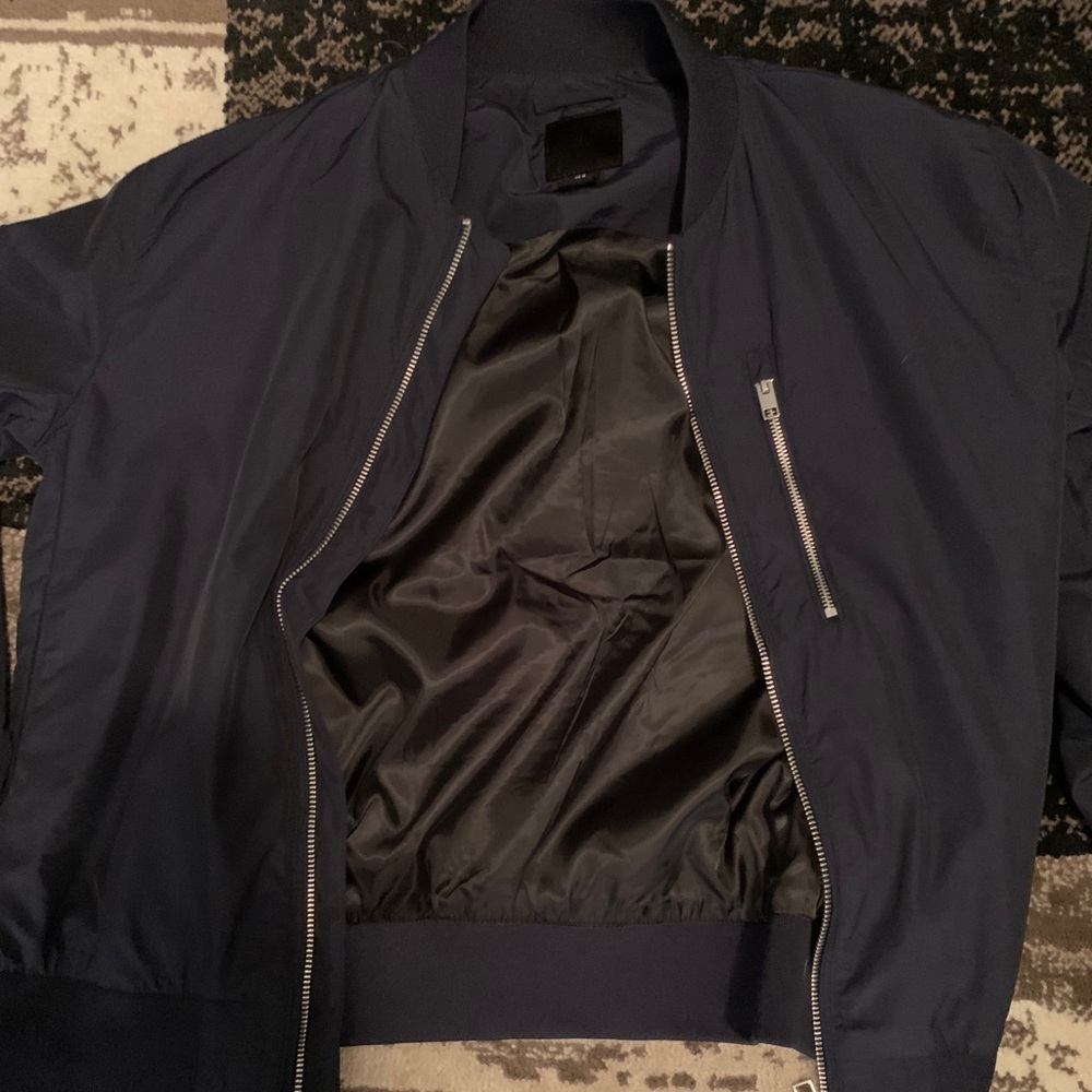 H&M Navy Bomber Jacket